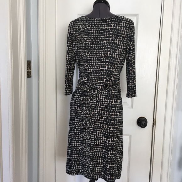 🦋 3 for $25 - DKR Knit Animal Printed Tie Waist Dress - Picture 6 of 10